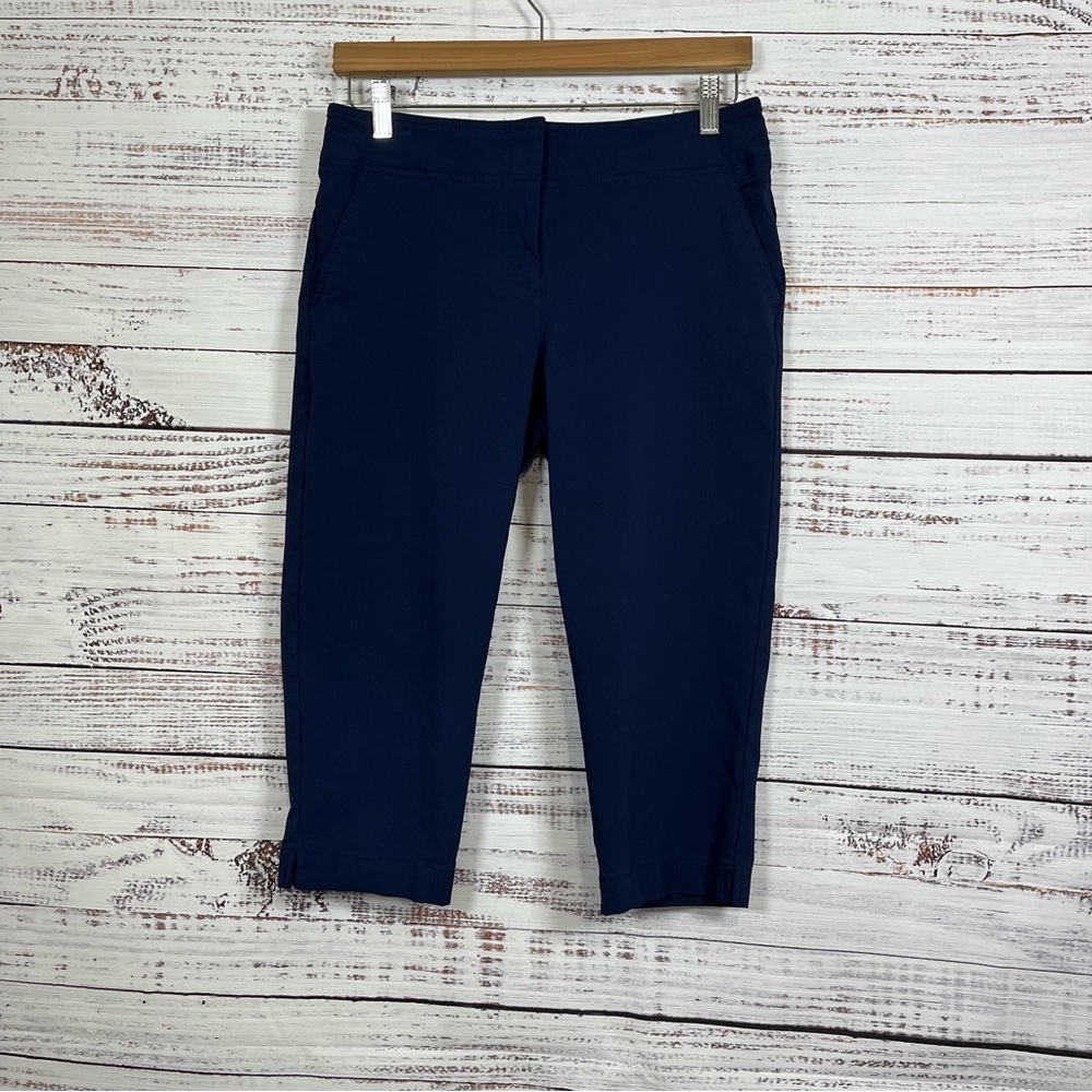 Izod Golf Blue UPF 15 Pedal Pusher Capri